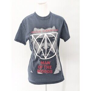 Justin Timberlake Man Of The Woods Tour 2018 Black Band T-Shirt Unisex Size S